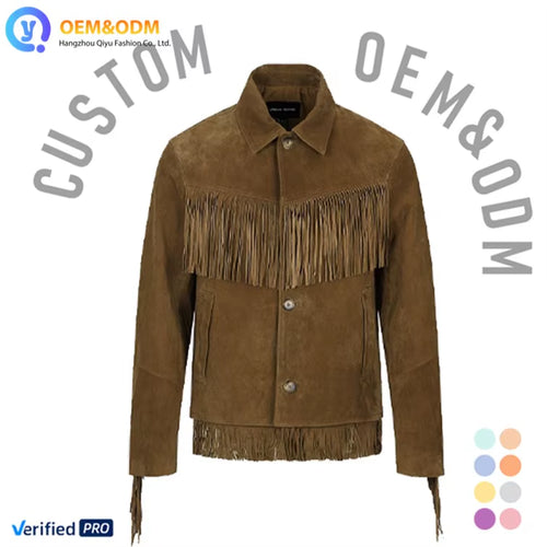 2026 Q&D OEM Custom Wholesale Outwear Sedu Tassels Outdoor Winter Puffer Fur Jean Denim Women'S Jacket
