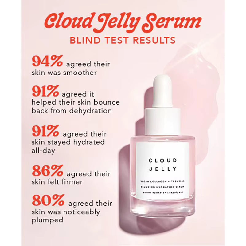 HLE Private Label OEM Natural Vegan Skincare Cruelty-Free Hyaluronic Acid Plumping Hydration Whitening Liquid Facial Serum Cloud