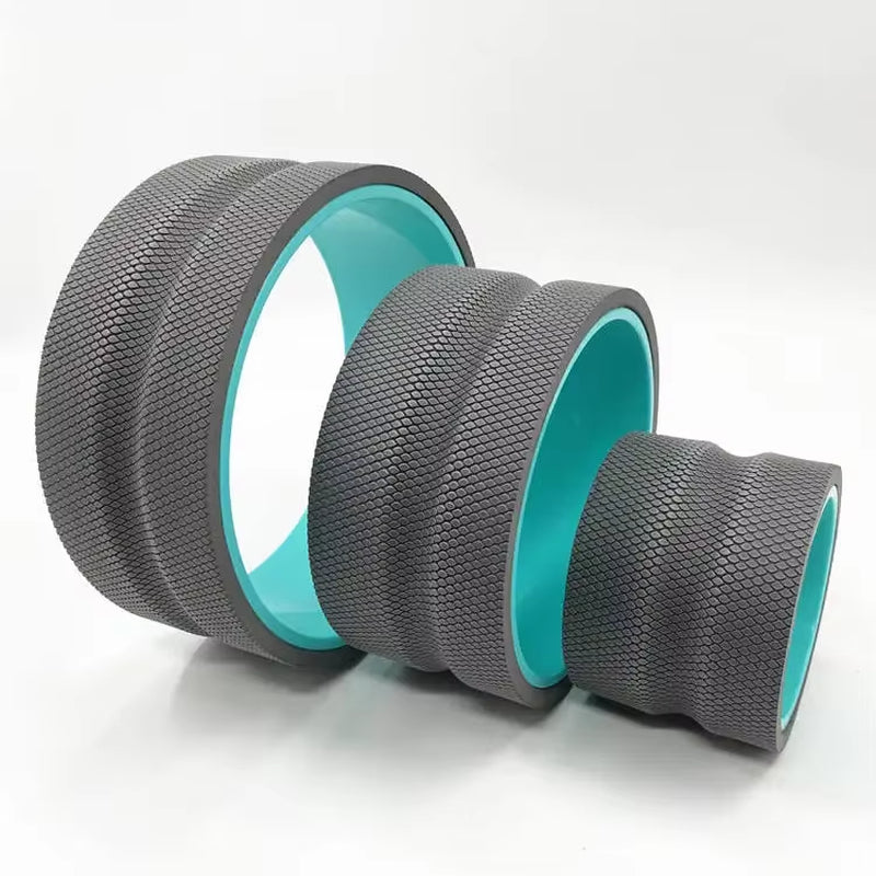 Customized Hot Sell Fitness Gym Eco EVA Roller Yoga Wheel Set of 3 for Back Pain Relief