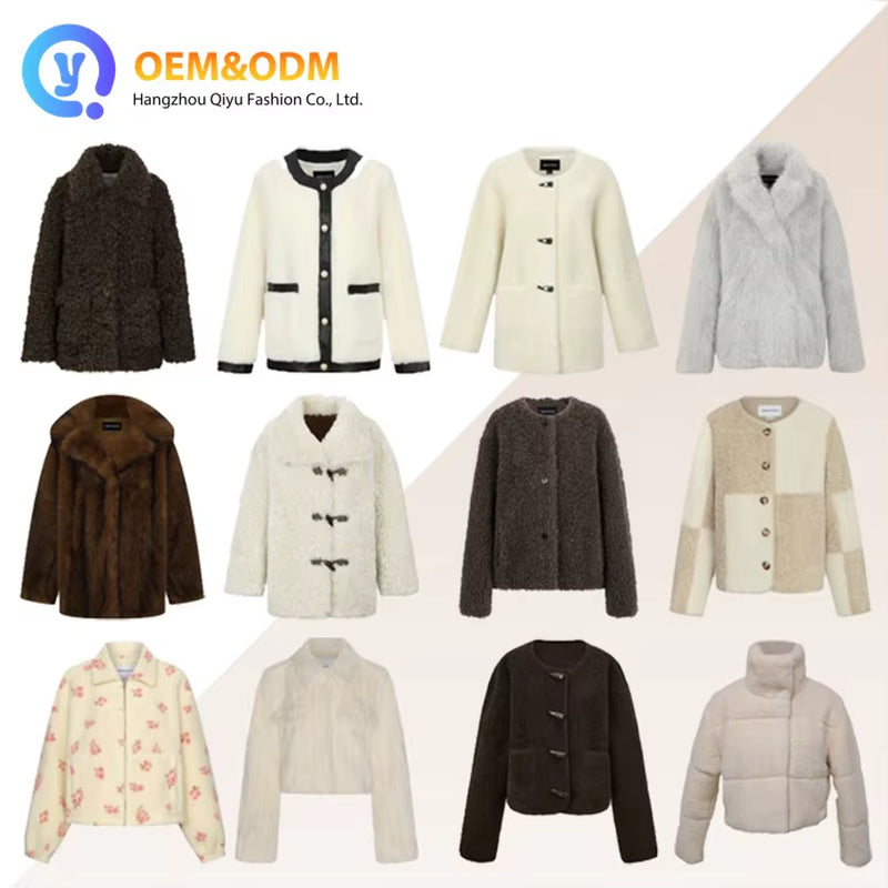 2026 Q&D OEM Custom Wholesale Outwear Sedu Tassels Outdoor Winter Puffer Fur Jean Denim Women'S Jacket