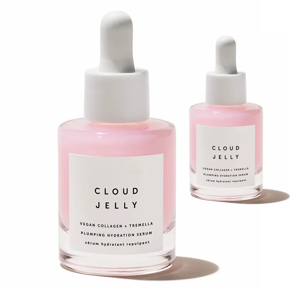 HLE Private Label OEM Natural Vegan Skincare Cruelty-Free Hyaluronic Acid Plumping Hydration Whitening Liquid Facial Serum Cloud
