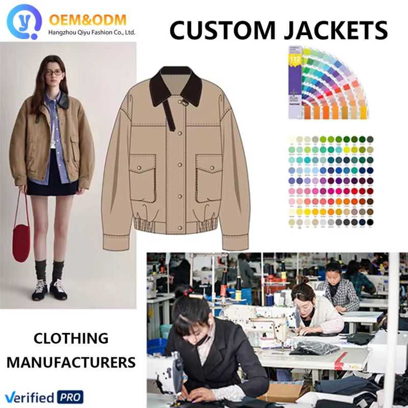 2026 Q&D OEM Custom Wholesale Outwear Sedu Tassels Outdoor Winter Puffer Fur Jean Denim Women'S Jacket