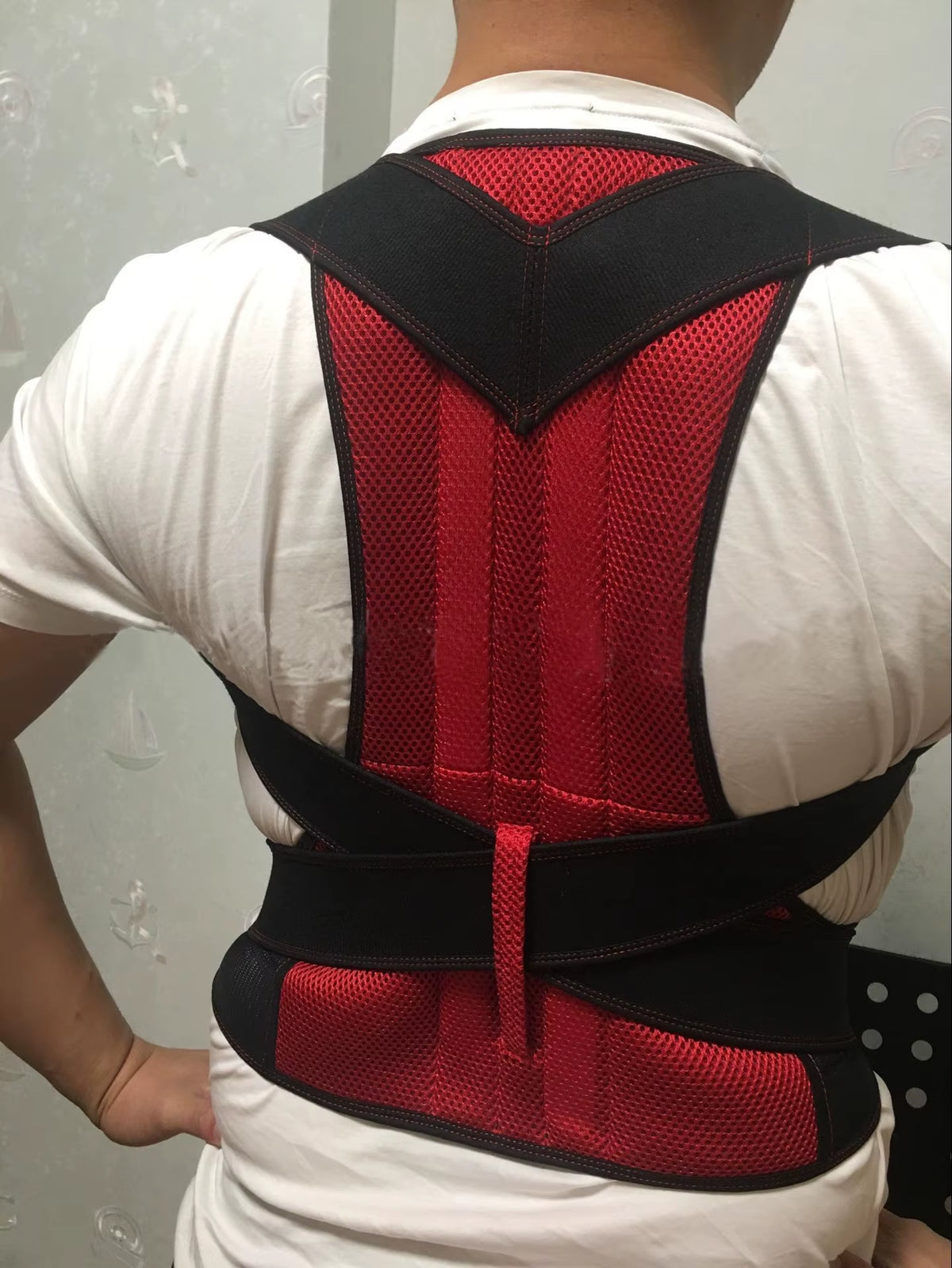 STRONG Support Breathable Clavicle Posture Support Brace Adjustable Back Posture Corrector for Adult