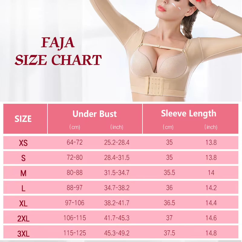 Spandex Post Surgical Posture Corrector Front Closure Bra Tank Top Shapewear 360 Lipo Women Trainer Upper Arm Compression Shaper