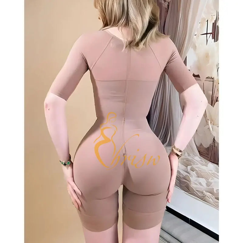 Mesh Comfort Tummy Sculpt Full Body Shaper High Compression Fajas Guitar Curves Special for Bbl Post Surgery Open Chest
