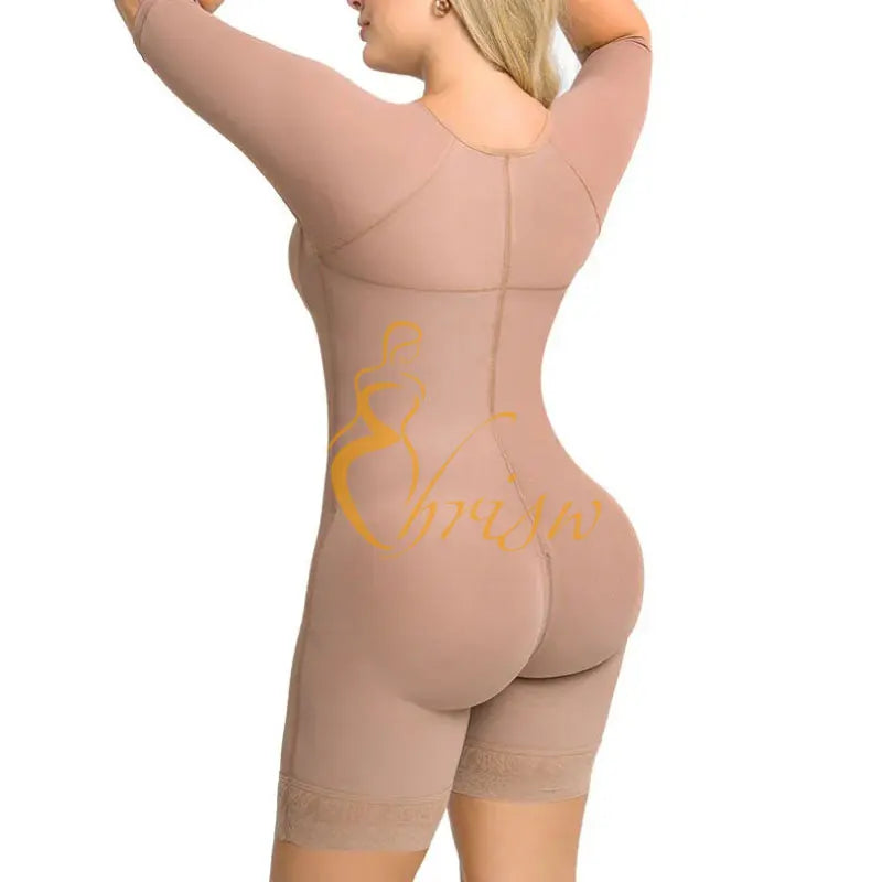 Mesh Comfort Tummy Sculpt Full Body Shaper High Compression Fajas Guitar Curves Special for Bbl Post Surgery Open Chest