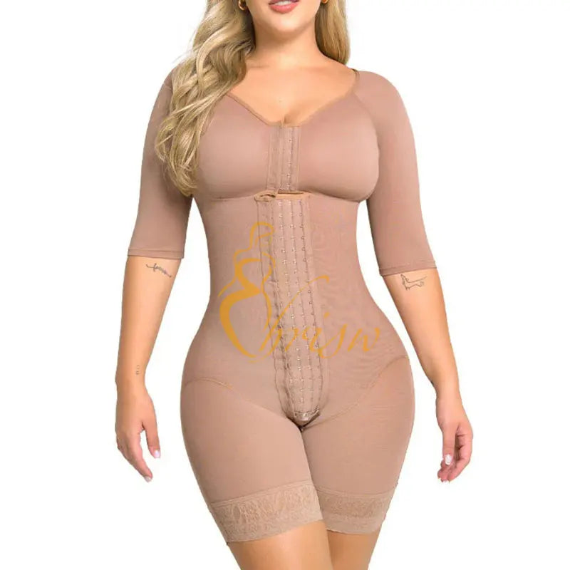 Mesh Comfort Tummy Sculpt Full Body Shaper High Compression Fajas Guitar Curves Special for Bbl Post Surgery Open Chest