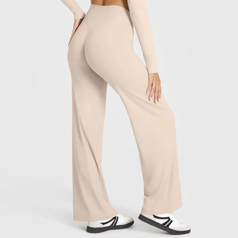 Sports Bra & Flare Leggings Set