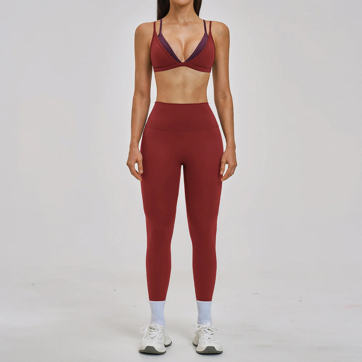 Wholesale Sports Wear Outfit Leggings Gym Jacket 3 Piece Fitness Apparel Women's Tracksuit Yoga Set Clothes for Women Customized