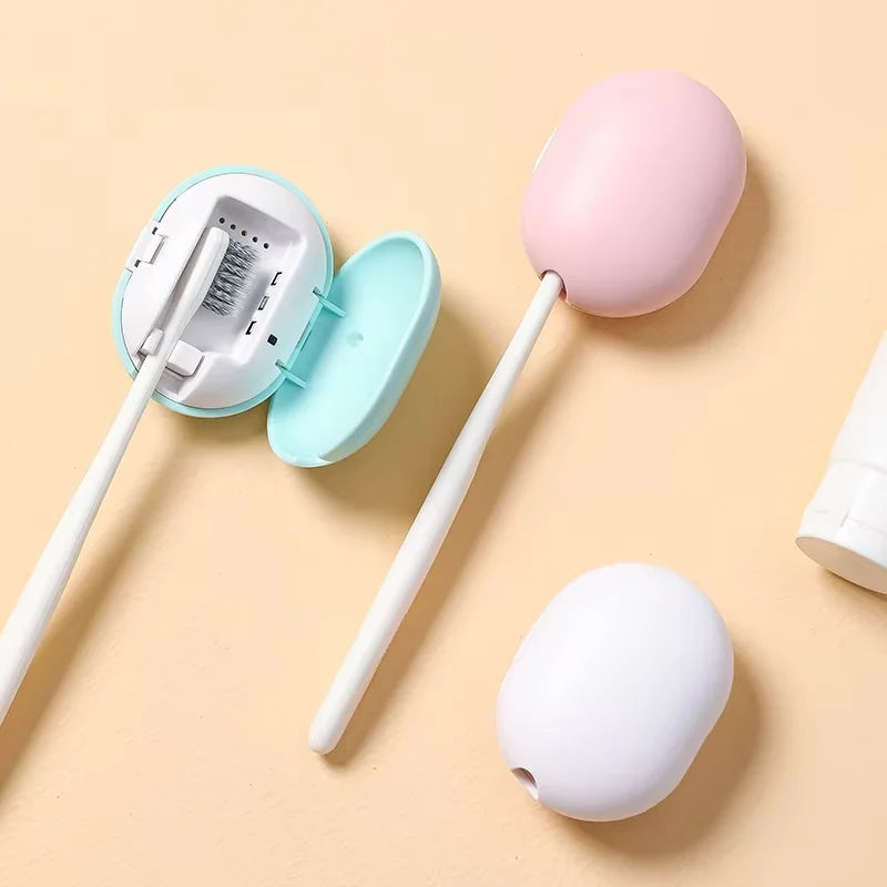 Portable Mini Toothbrush Sterilizer Home Travel UV Sanitizer Toothbrush Case Made of Durable Plastic