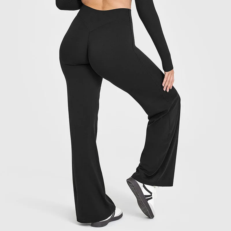 Sports Bra & Flare Leggings Set