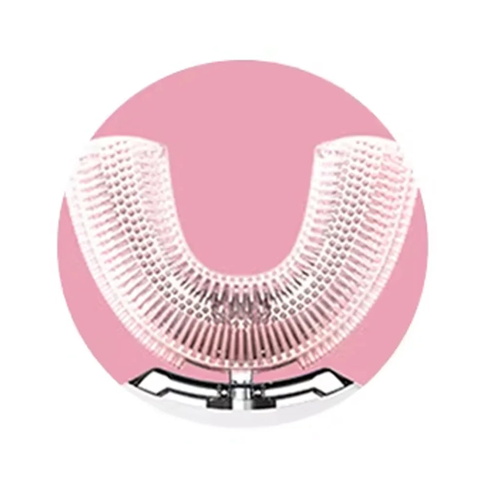 Travel Home Portable U Shape Ultrasonic Electric Toothbrush 360 Degree Automatic Cleaning Whitening Teeth Sonic Toothbrush