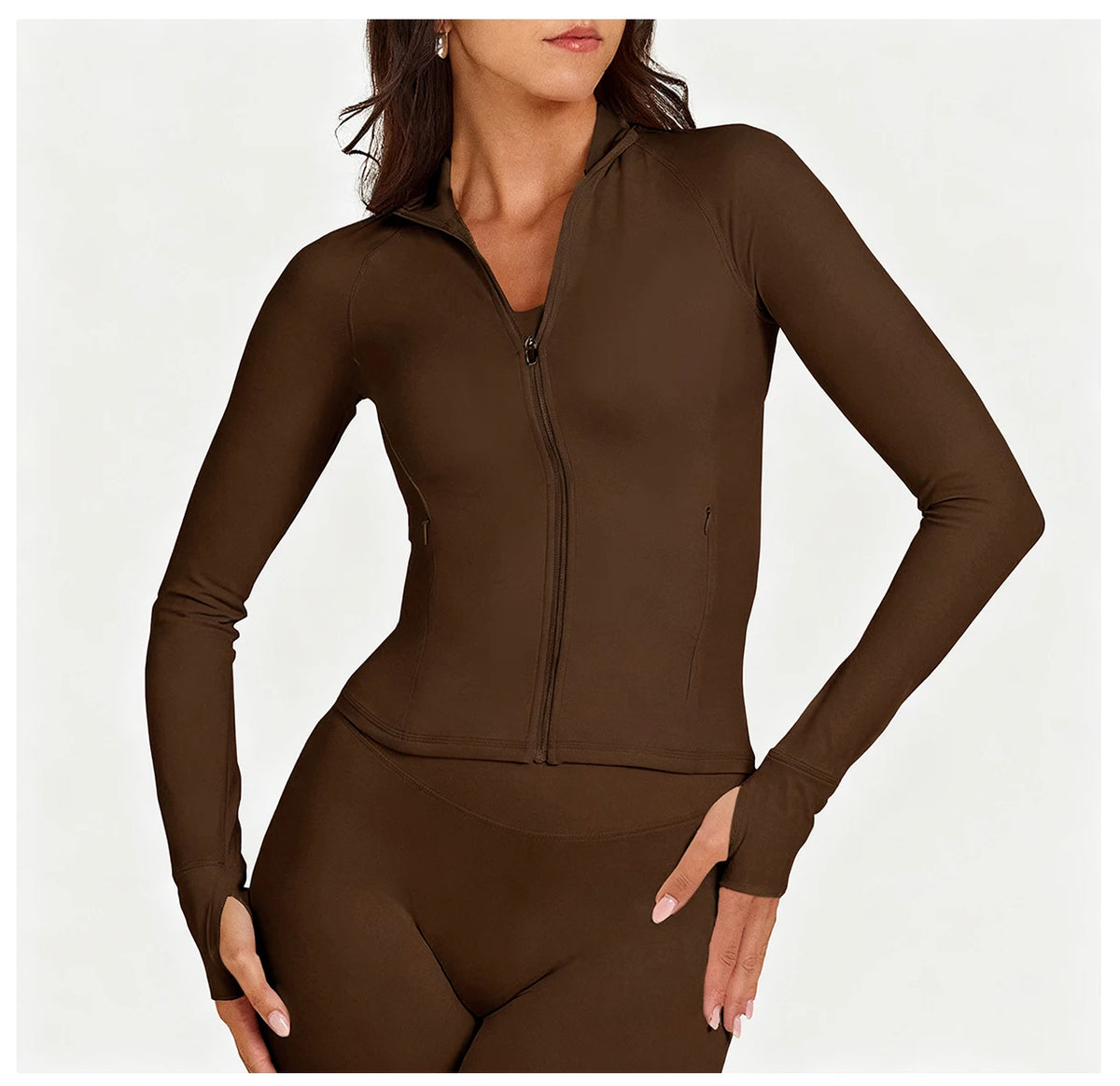 Wholesale Yoga Workout Gym Coat Customizable High Quality Women Running Tennis Fitness Jacket OEM ODM Zipper Up Activewear