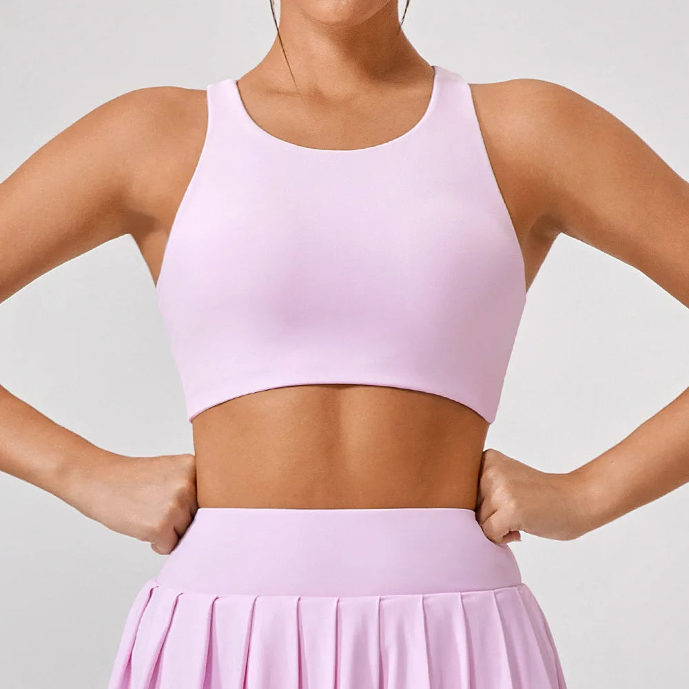 3-Piece Workout Set: Bra, Tennis Skirt & UPF50+ Jacket