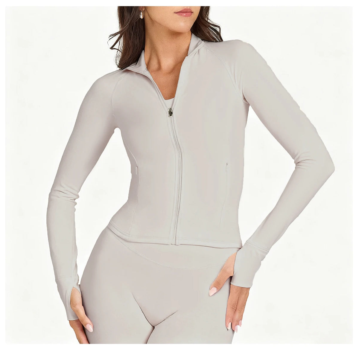 Wholesale Yoga Workout Gym Coat Customizable High Quality Women Running Tennis Fitness Jacket OEM ODM Zipper Up Activewear