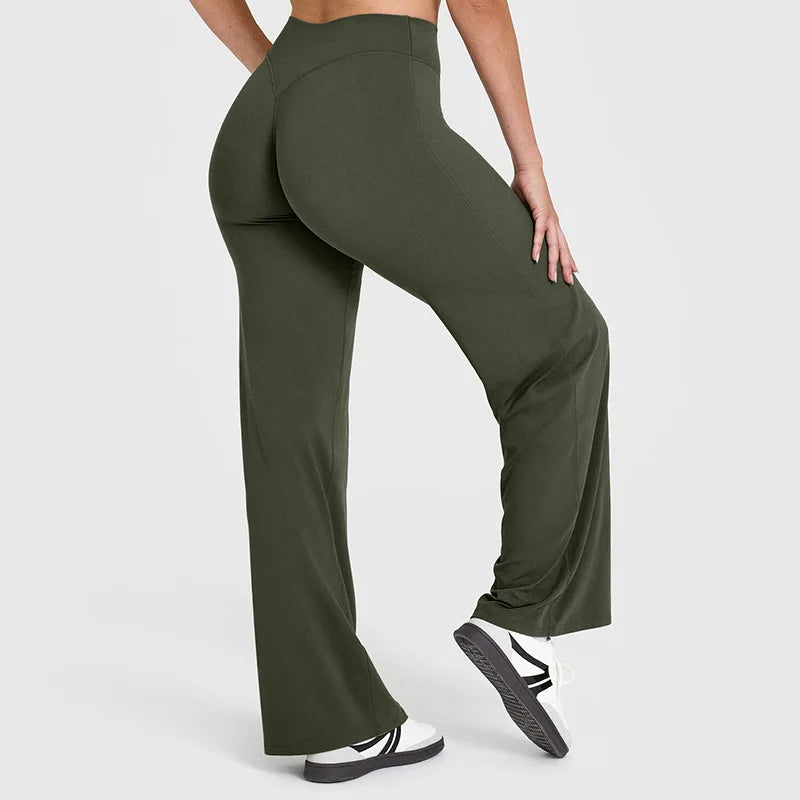 Sports Bra & Flare Leggings Set