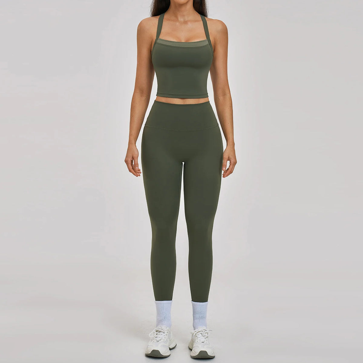 Wholesale Sports Wear Outfit Leggings Gym Jacket 3 Piece Fitness Apparel Women's Tracksuit Yoga Set Clothes for Women Customized