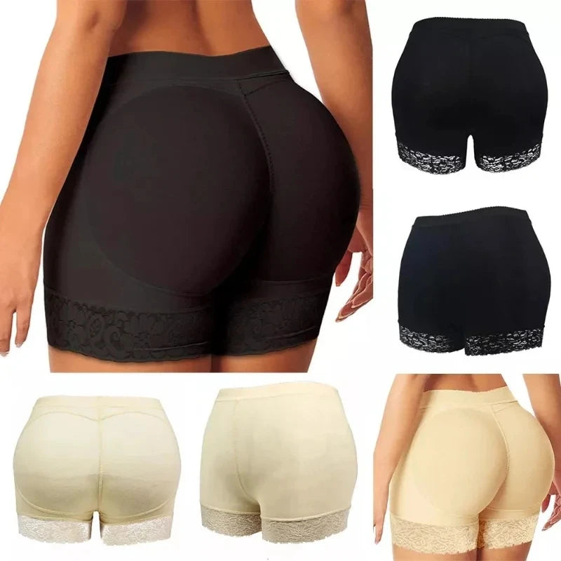 Shaper Pants Boyshort Panties Woman Fade Ass Underwear Push up Padded Buttock