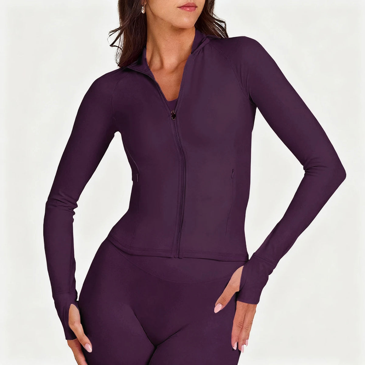 Wholesale Yoga Workout Gym Coat Customizable High Quality Women Running Tennis Fitness Jacket OEM ODM Zipper Up Activewear