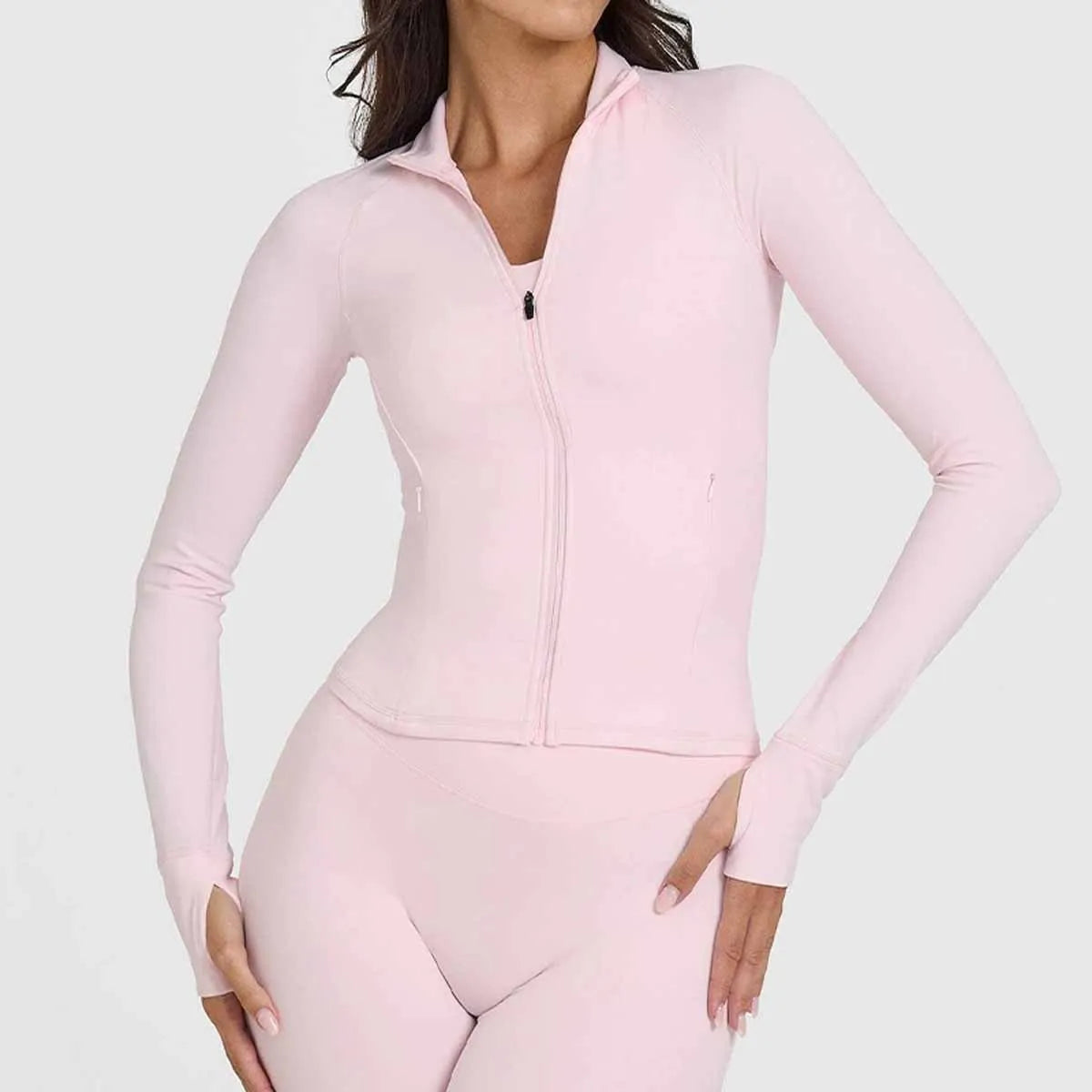 Wholesale Yoga Workout Gym Coat Customizable High Quality Women Running Tennis Fitness Jacket OEM ODM Zipper Up Activewear