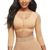 Front-Closure Posture Corrector Bra with 3/4 Sleeves