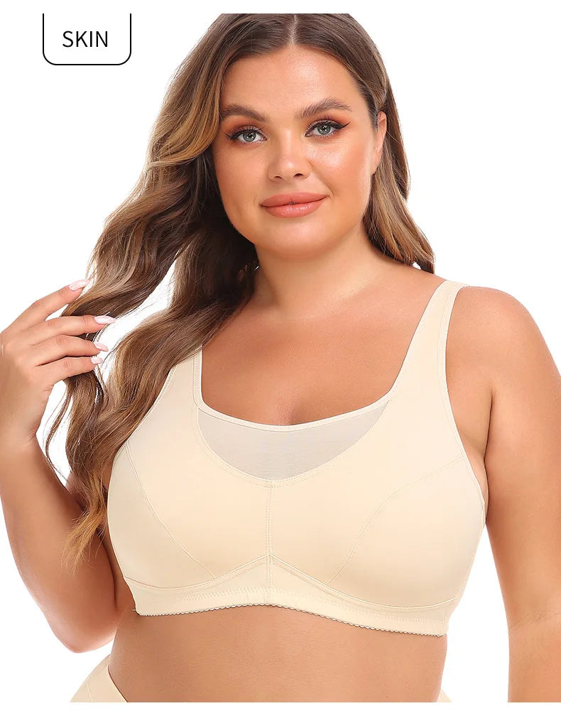 Shanhao Ready to Ship 6XL Plus Size Bra Womens High Elastin Sport Bra Ladies Breathable Lace Bra for Women