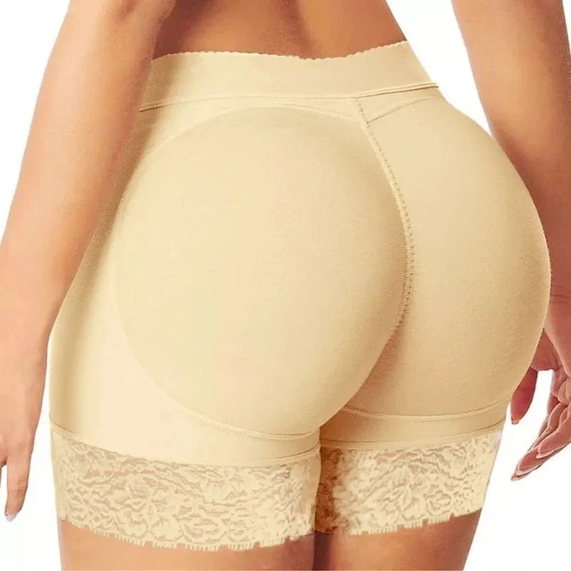 Shaper Pants Boyshort Panties Woman Fade Ass Underwear Push up Padded Buttock