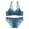 Womens Floral Sexy Lace Bra and Panty Set Push up Bra Fashion Ladies Underwear Sets Seven Color Cup ABCD