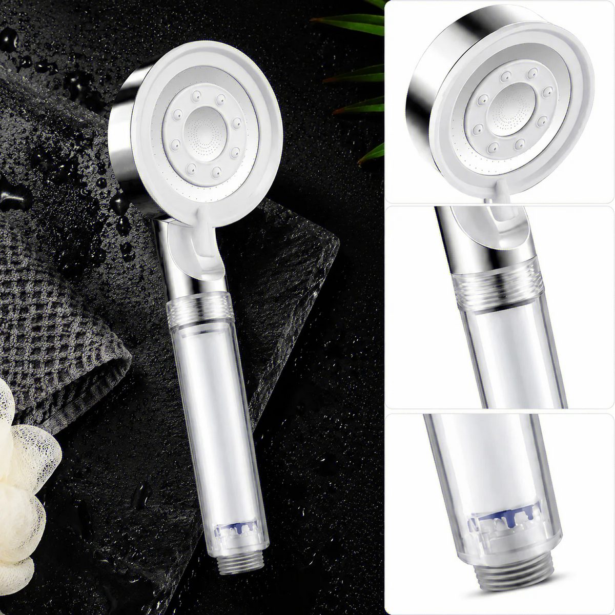 High-Pressure Filtered Shower Head