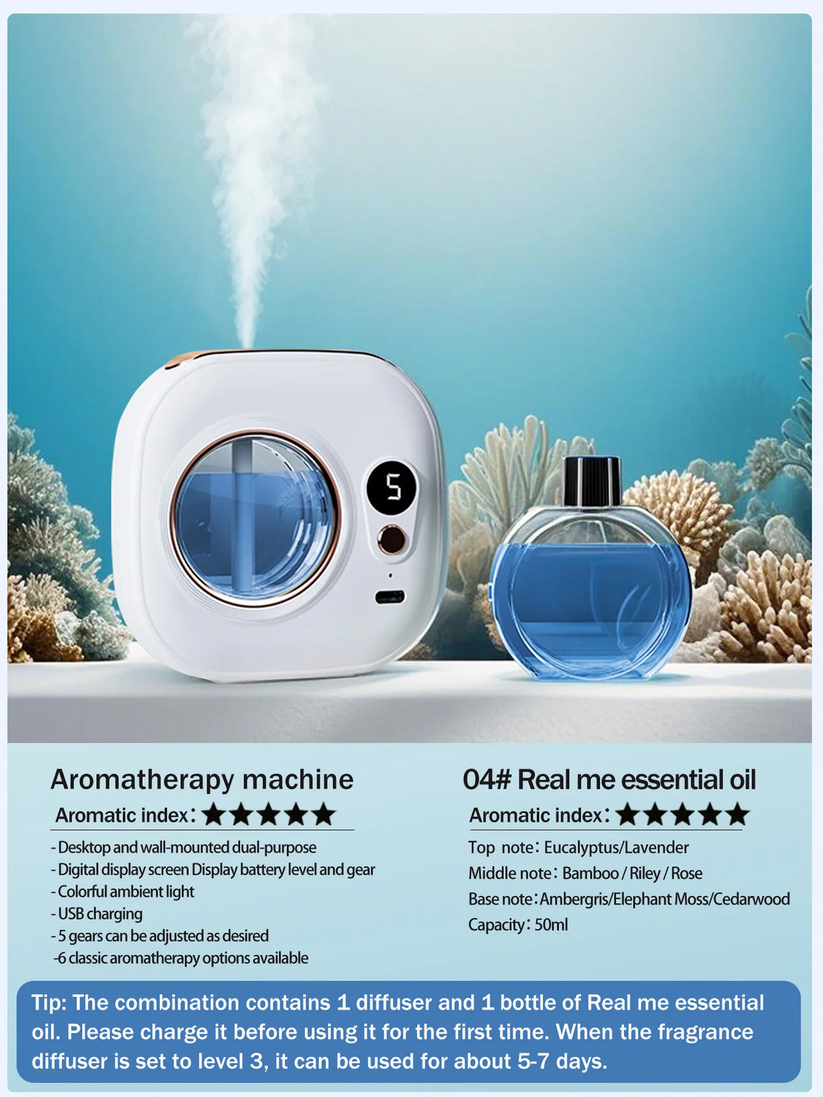 Cordless Automatic Scent Diffuser