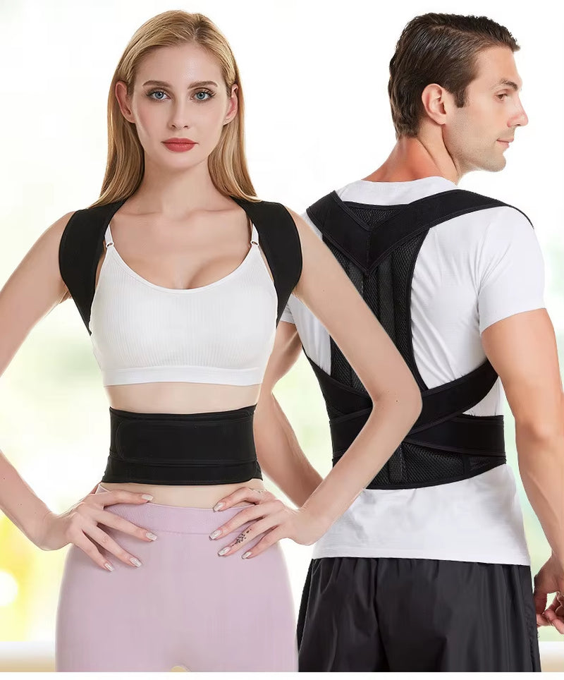 STRONG Support Breathable Clavicle Posture Support Brace Adjustable Back Posture Corrector for Adult
