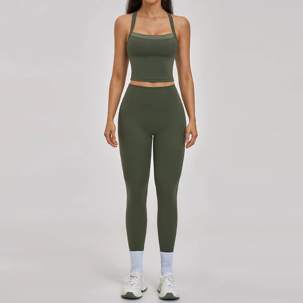 Wholesale Sports Wear Outfit Leggings Gym Jacket 3 Piece Fitness Apparel Women'S Tracksuit Yoga Set Clothes for Women Customized