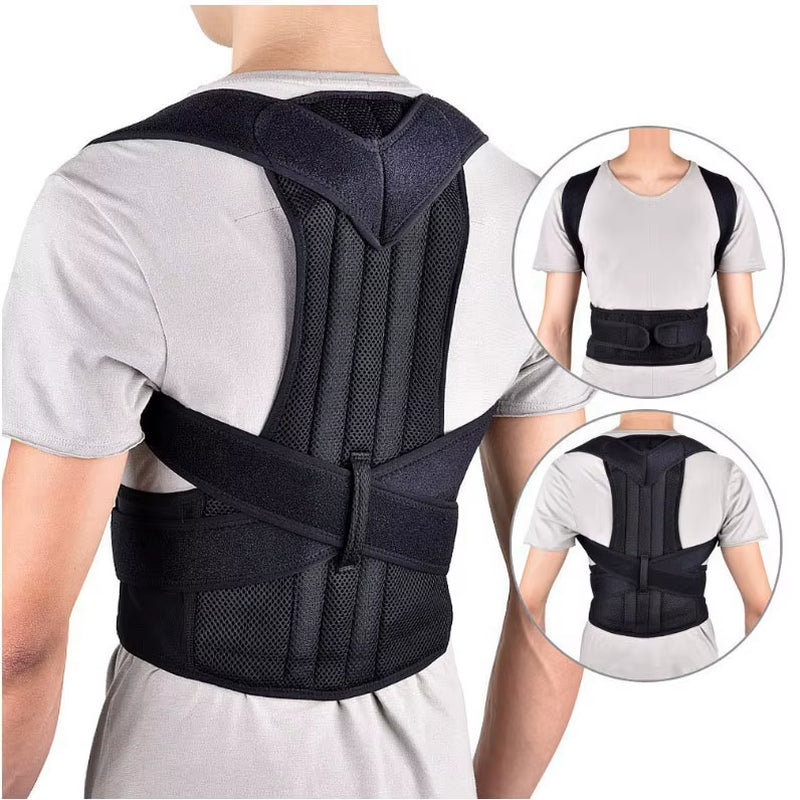 STRONG Support Breathable Clavicle Posture Support Brace Adjustable Back Posture Corrector for Adult