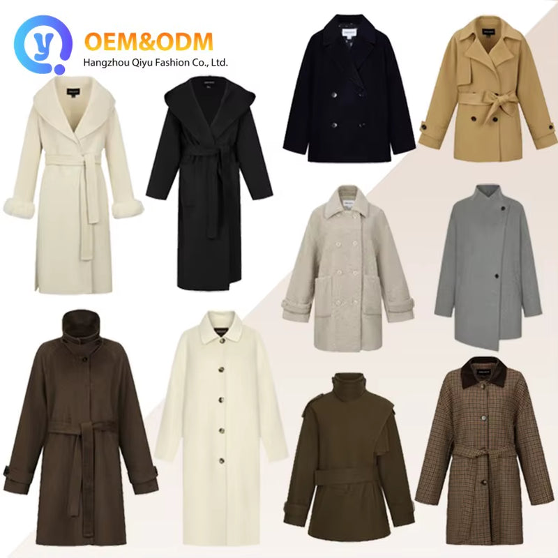2026 Q&D OEM Custom Wholesale Outwear Sedu Tassels Outdoor Winter Puffer Fur Jean Denim Women'S Jacket