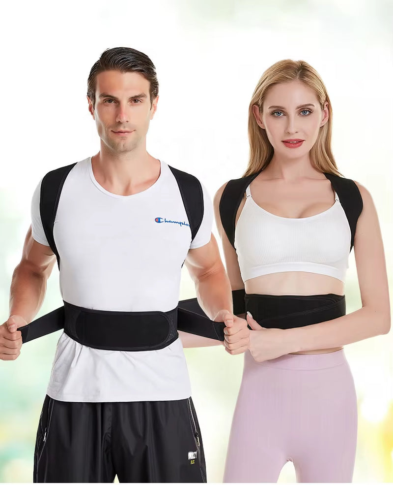 STRONG Support Breathable Clavicle Posture Support Brace Adjustable Back Posture Corrector for Adult