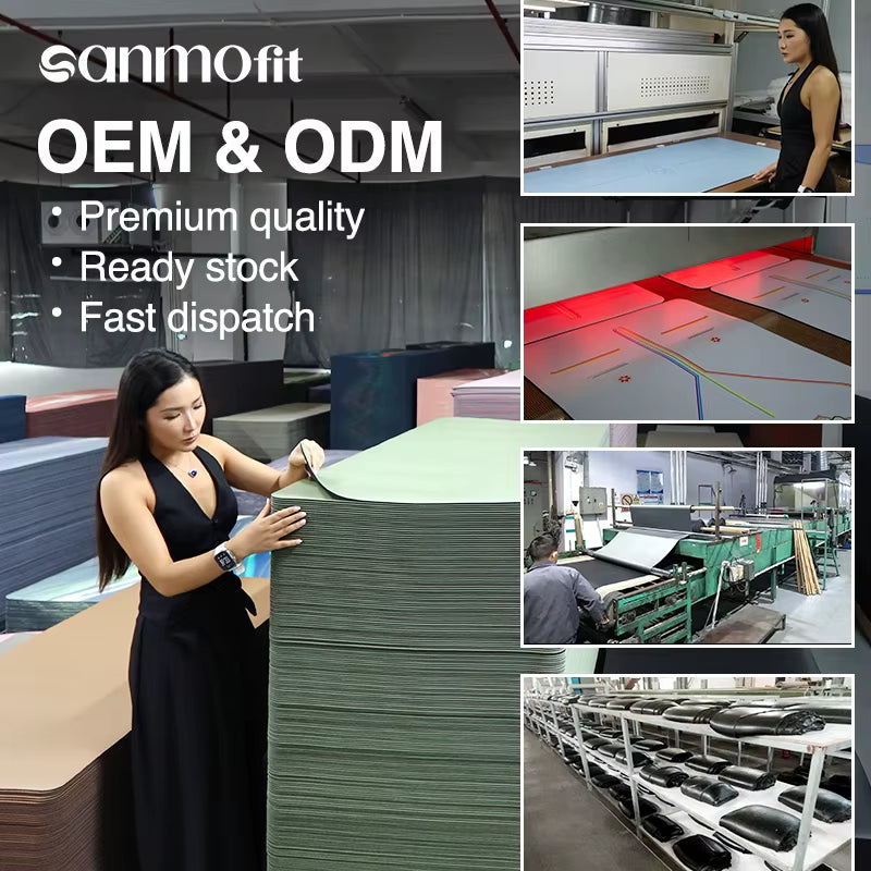 Pilates Wave Shaped Rubber Yoga Mat Wholesale Customized Logo Printing Non Slip Advanced Natural Pu Rubber Eco-Friendly Leather